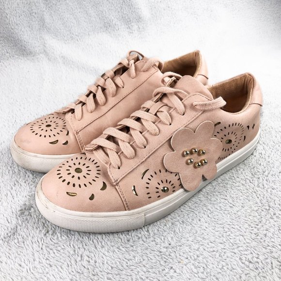 Lepore Shoes Lepore Wesley Womens Sneakers Cream